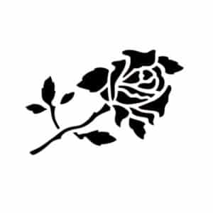 Üksik roos – šabloon