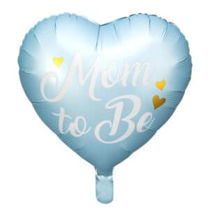 Mom to Be – helesinine fooliumist õhupall, 35 cm