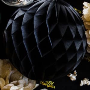 Must kärgpall, 40 cm