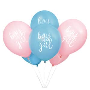 Boy or Girl – õhupallid, 8 tk