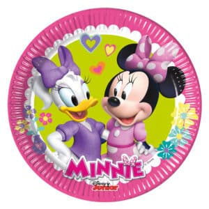 Minnie Happy Helpers  – taldrikud 20 cm, 8 tk