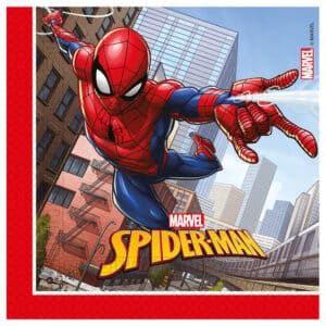 Spiderman Crime Fighter – salvrätid, 20 tk
