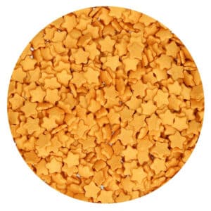 Kuldsed suhkrust tähed FunCakes, 60g