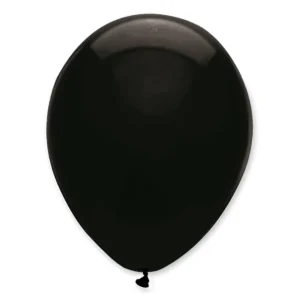 Mustad õhupallid 30 cm, 6 tk