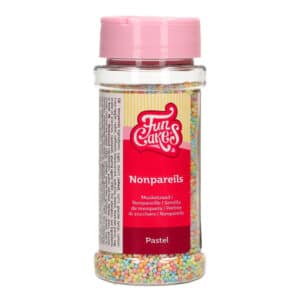 Pastelsed nonparellid FunCakes, 80g